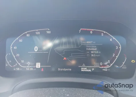 2022 BMW 330I xDrive z USA, uszkodzony, nr VIN 3MW5R7J00N8C28464